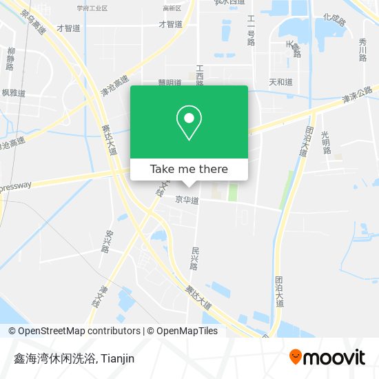鑫海湾休闲洗浴 map