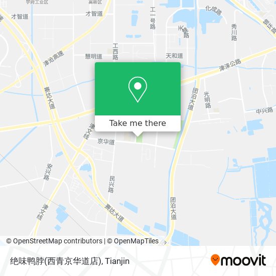 绝味鸭脖(西青京华道店) map