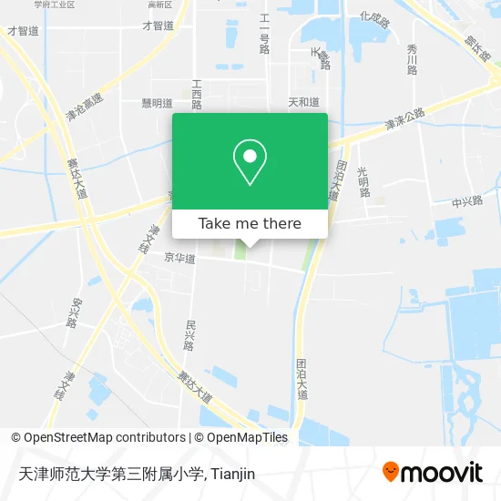 天津师范大学第三附属小学 map