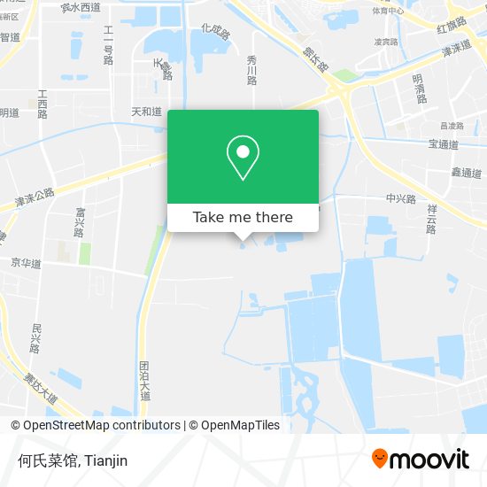 何氏菜馆 map