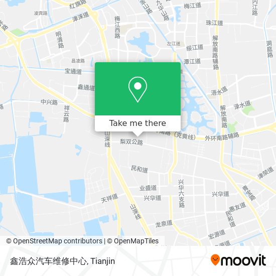鑫浩众汽车维修中心 map