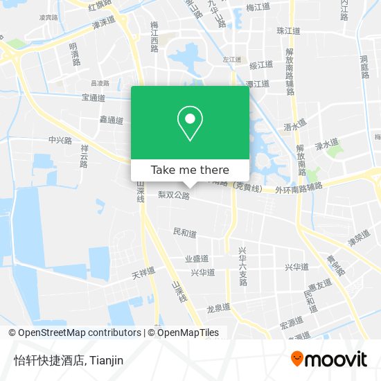 怡轩快捷酒店 map