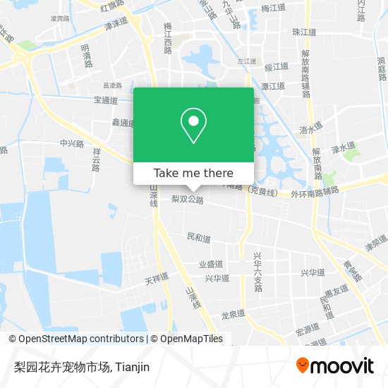 梨园花卉宠物市场 map