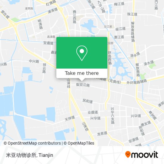 米亚动物诊所 map