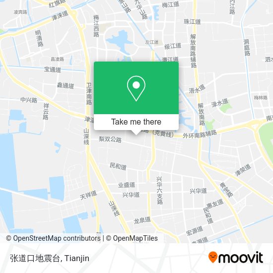 张道口地震台 map