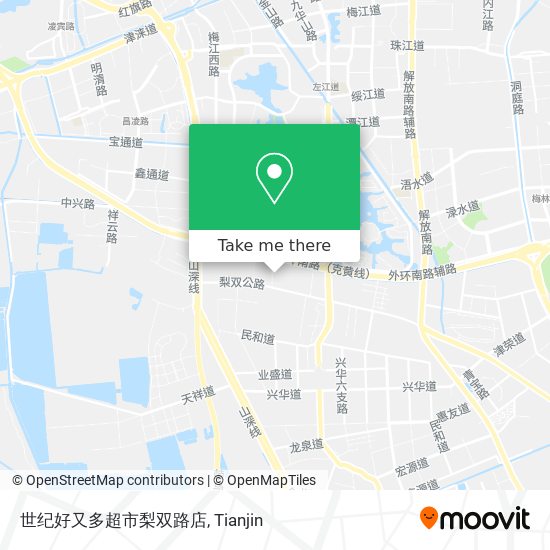 世纪好又多超市梨双路店 map