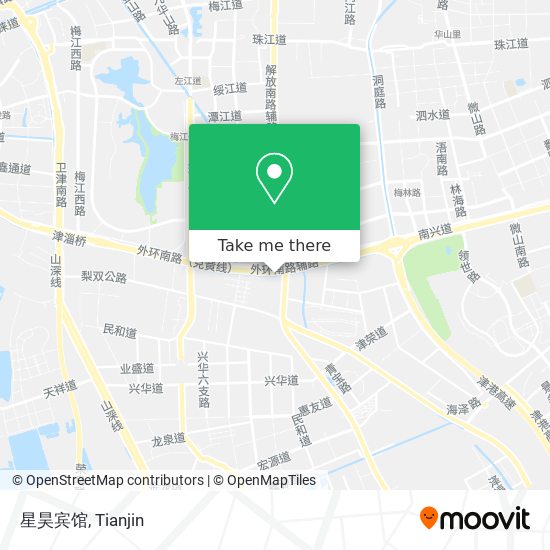 星昊宾馆 map