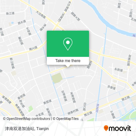 津南双港加油站 map