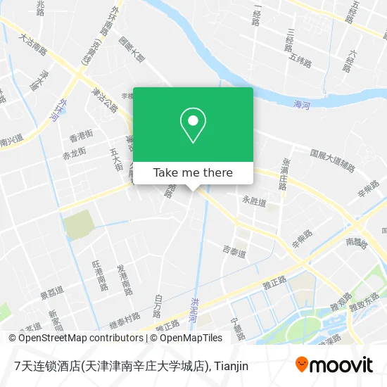 7天连锁酒店(天津津南辛庄大学城店) map