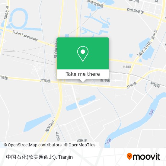 中国石化(欣美园西北) map