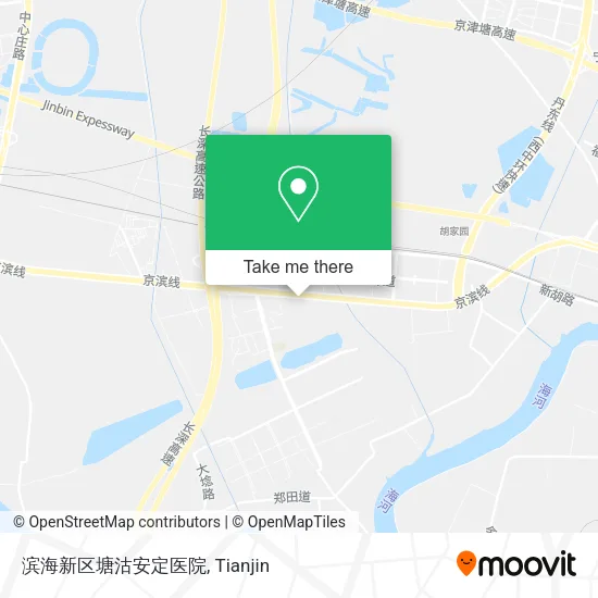 滨海新区塘沽安定医院 map