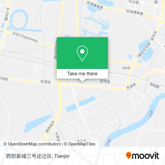 西部新城三号还迁区 map