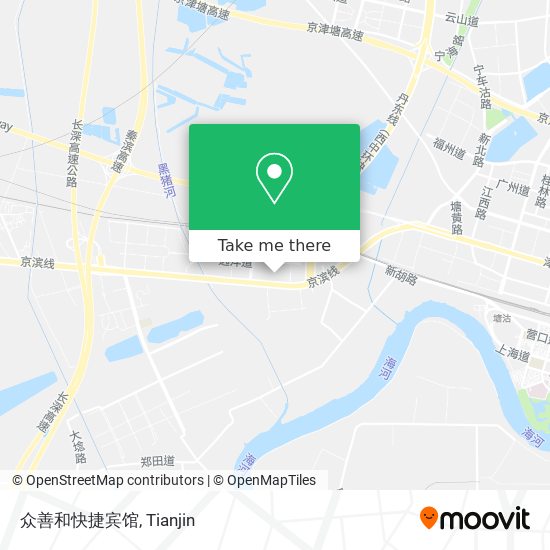 众善和快捷宾馆 map