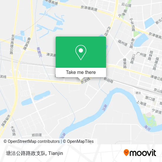 塘沽公路路政支队 map