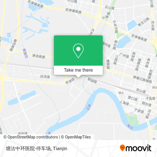 塘沽中环医院-停车场 map