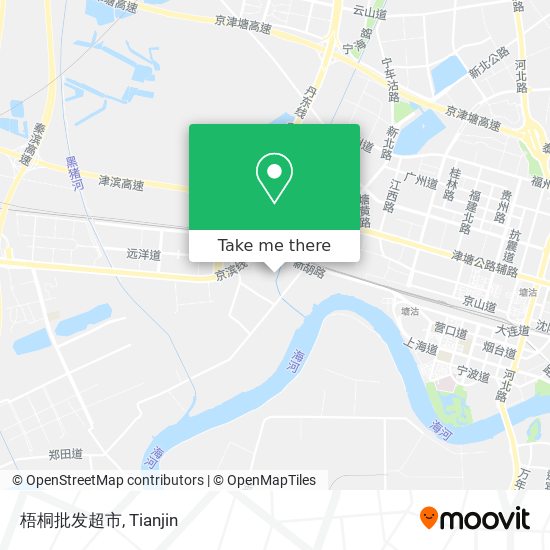 梧桐批发超市 map
