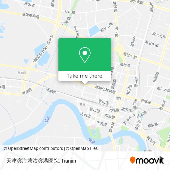天津滨海塘沽滨港医院 map