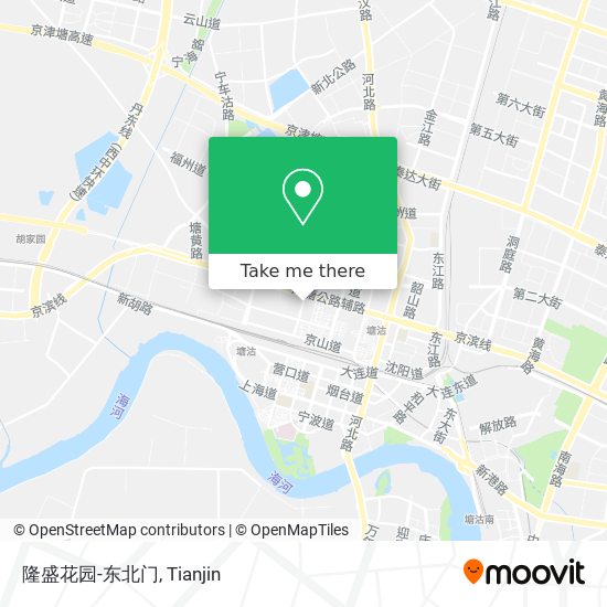 隆盛花园-东北门 map