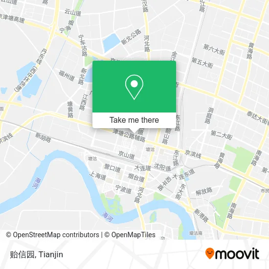 贻信园 map
