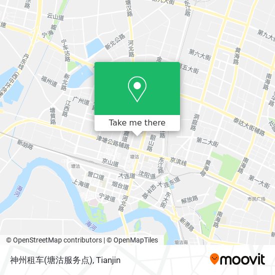 神州租车(塘沽服务点) map