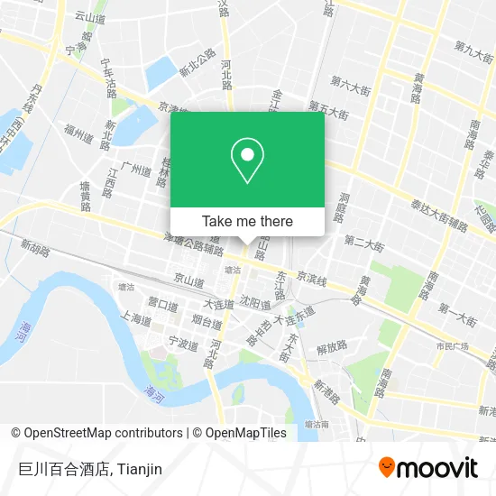 巨川百合酒店 map