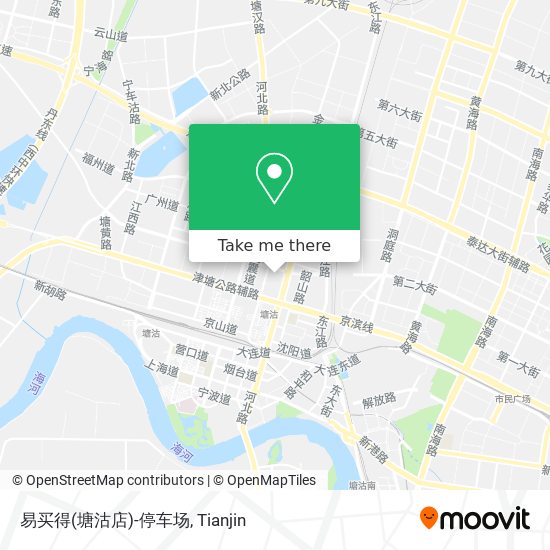 易买得(塘沽店)-停车场 map