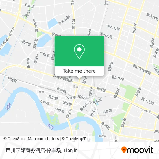 巨川国际商务酒店-停车场 map