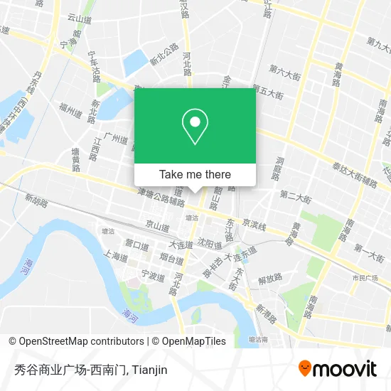 秀谷商业广场-西南门 map
