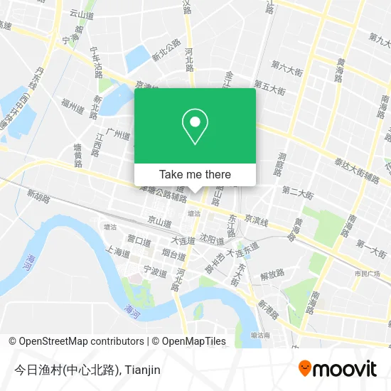 今日渔村(中心北路) map