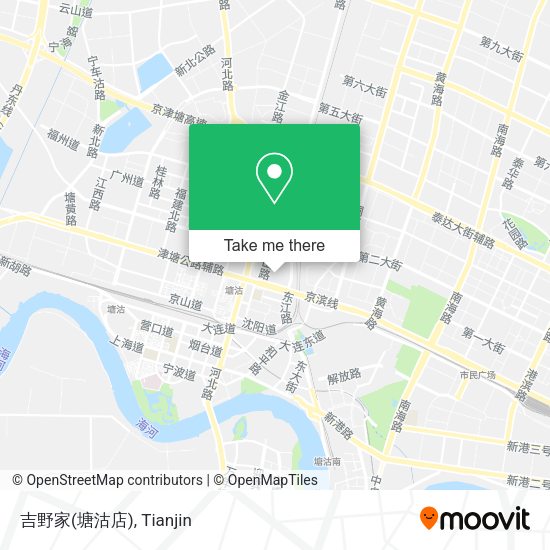 吉野家(塘沽店) map