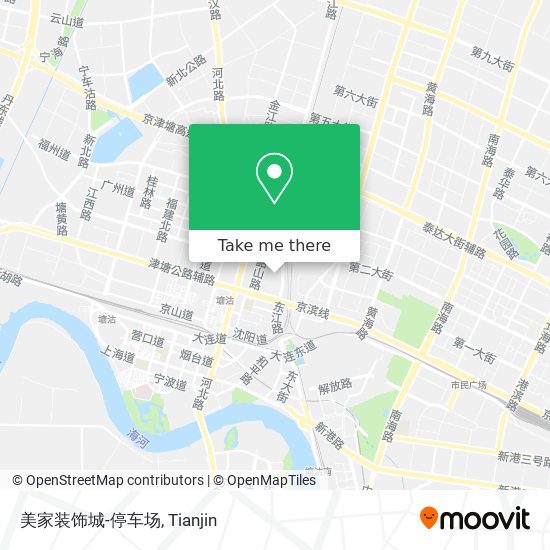 美家装饰城-停车场 map