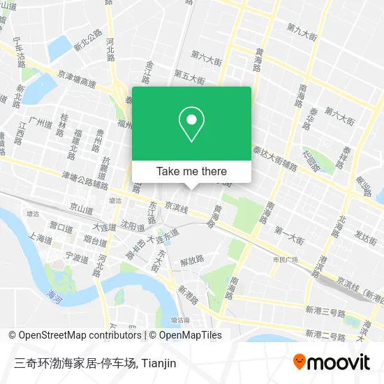 三奇环渤海家居-停车场 map