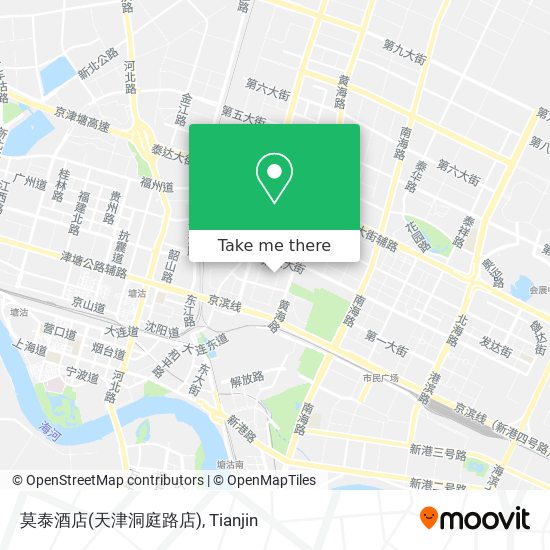 莫泰酒店(天津洞庭路店) map