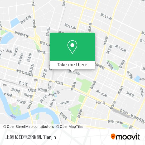 上海长江电器集团 map