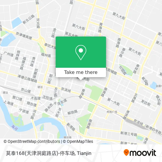 莫泰168(天津洞庭路店)-停车场 map