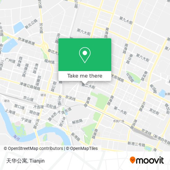 天华公寓 map