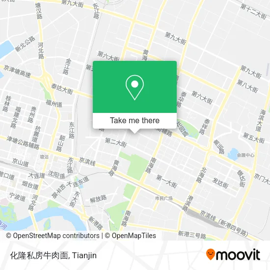 化隆私房牛肉面 map