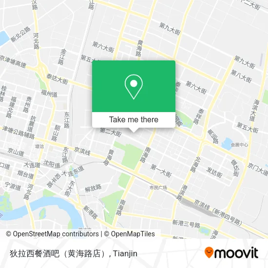 狄拉西餐酒吧（黄海路店） map