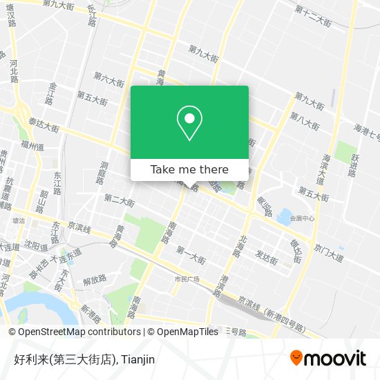 好利来(第三大街店) map