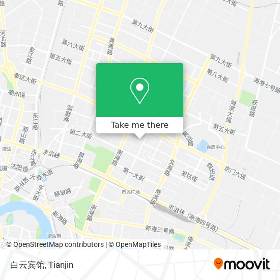 白云宾馆 map