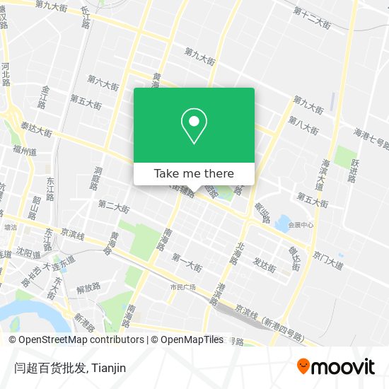 闫超百货批发 map