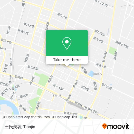 王氏美容 map