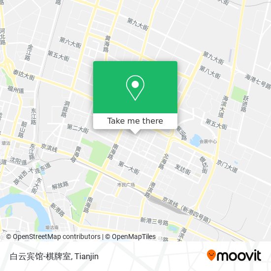 白云宾馆-棋牌室 map