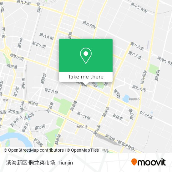 滨海新区·腾龙菜市场 map