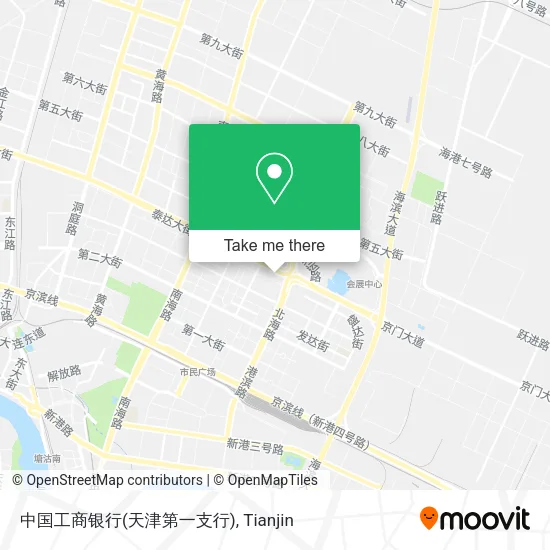 中国工商银行(天津第一支行) map