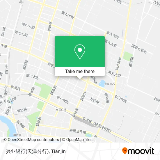 兴业银行(天津分行) map