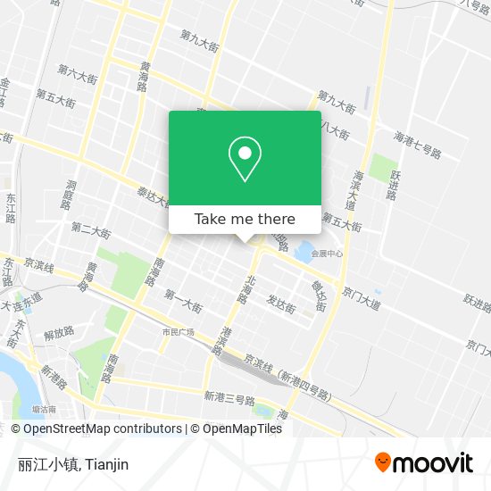 丽江小镇 map