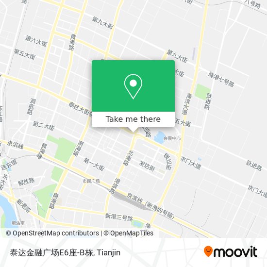 泰达金融广场E6座-B栋 map