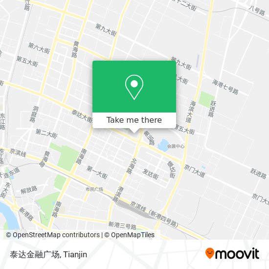 泰达金融广场 map