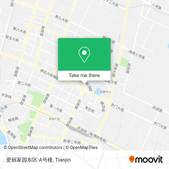 爱丽家园东区-A号楼 map